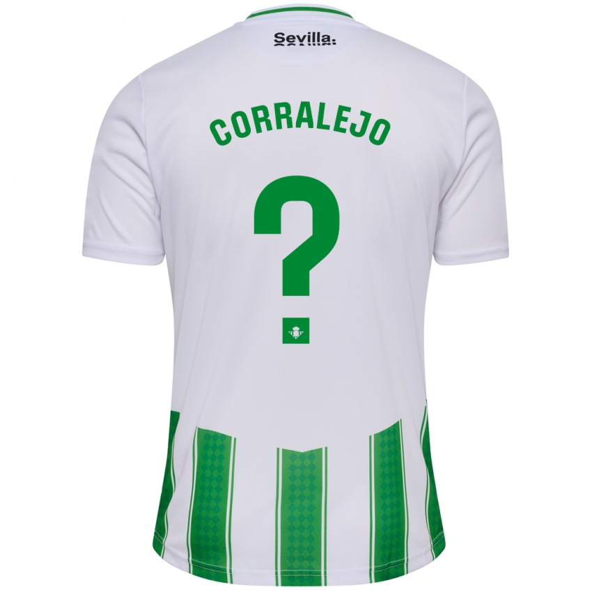 Herren Iván Corralejo #0 Weiß Heimtrikot Trikot 2023/24 T-Shirt Belgien
