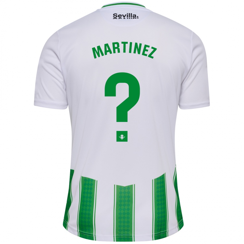 Herren Pablo Martínez #0 Weiß Heimtrikot Trikot 2023/24 T-Shirt Belgien