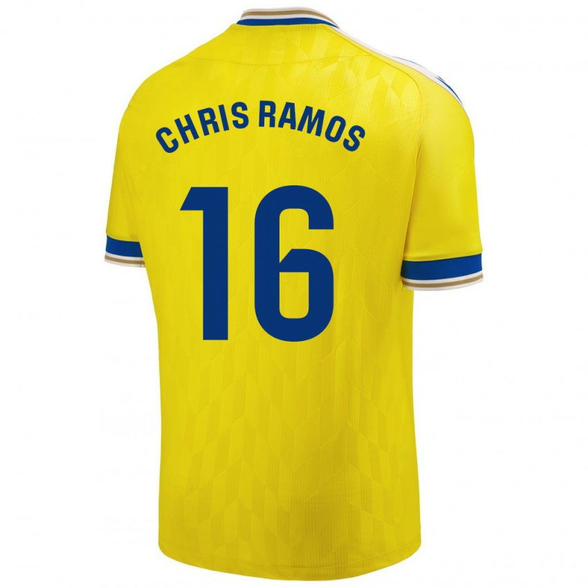 Herren Chris Ramos #16 Gelb Heimtrikot Trikot 2023/24 T-Shirt Belgien