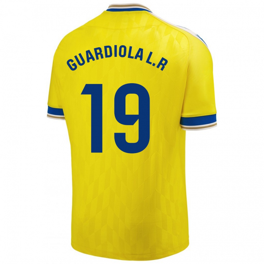 Herren Sergi Guardiola #19 Gelb Heimtrikot Trikot 2023/24 T-Shirt Belgien