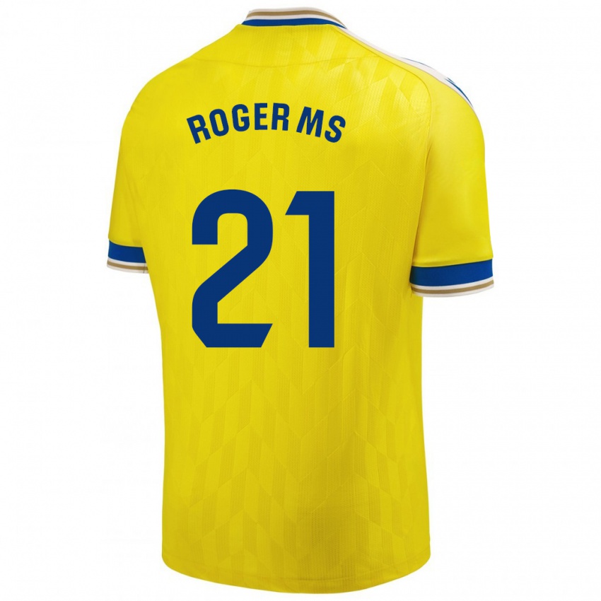 Heren Roger Martí #21 Geel Thuisshirt Thuistenue 2023/24 T-Shirt België