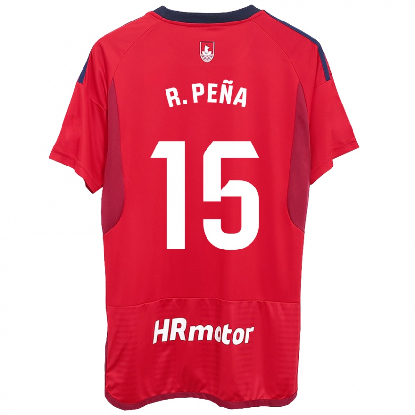 Heren Ruben Pena #15 Rood Thuisshirt Thuistenue 2023/24 T-Shirt België