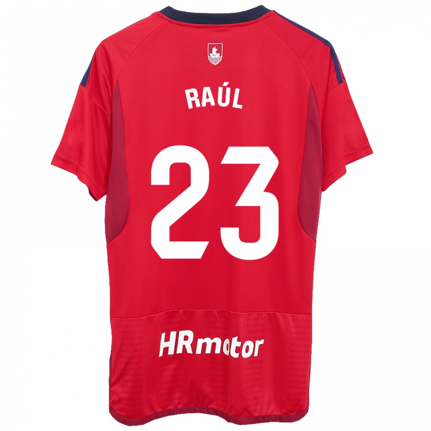Heren Raúl García #23 Rood Thuisshirt Thuistenue 2023/24 T-Shirt België