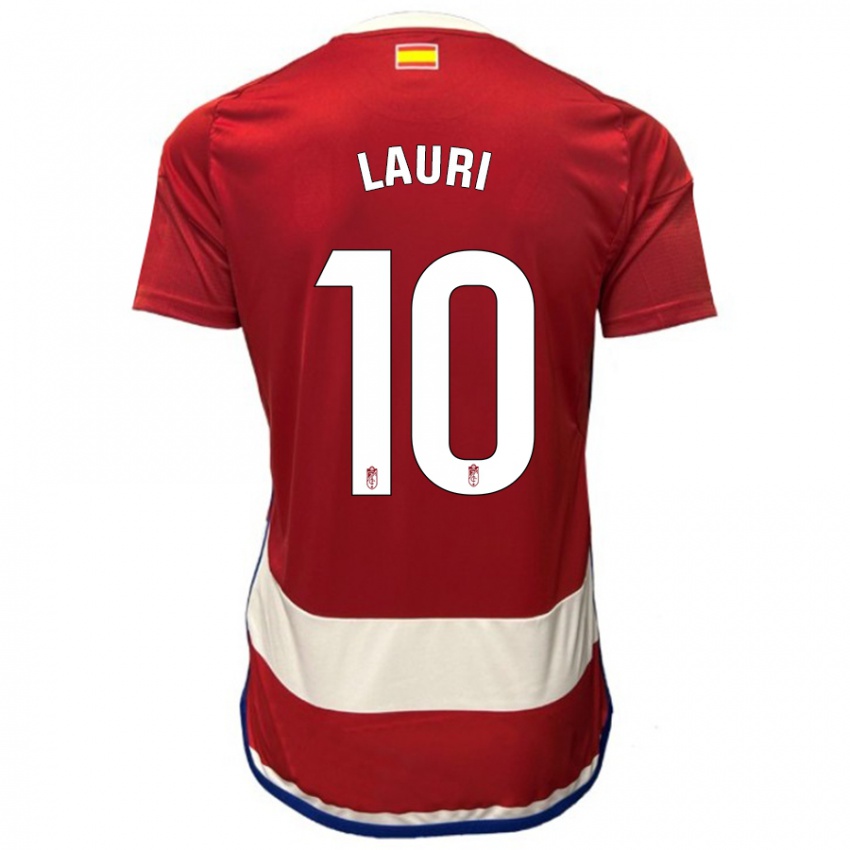 Herren Lauri #10 Rot Heimtrikot Trikot 2023/24 T-Shirt Belgien
