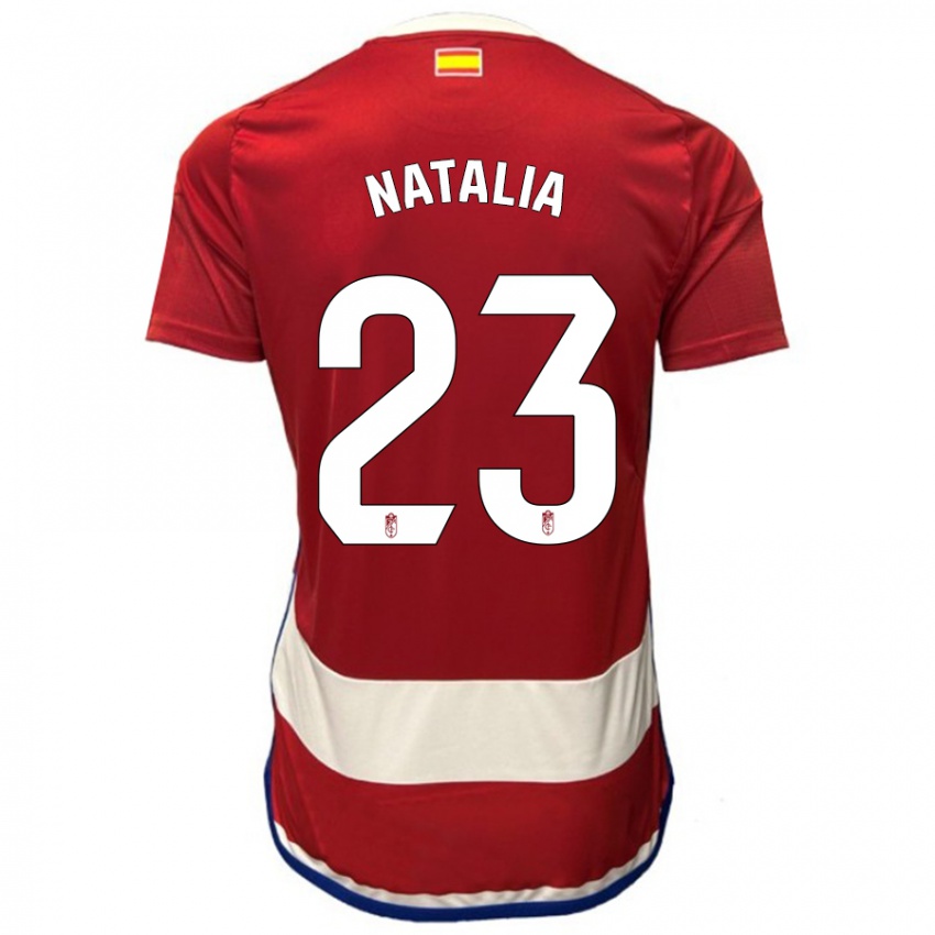 Herren Natalia #23 Rot Heimtrikot Trikot 2023/24 T-Shirt Belgien