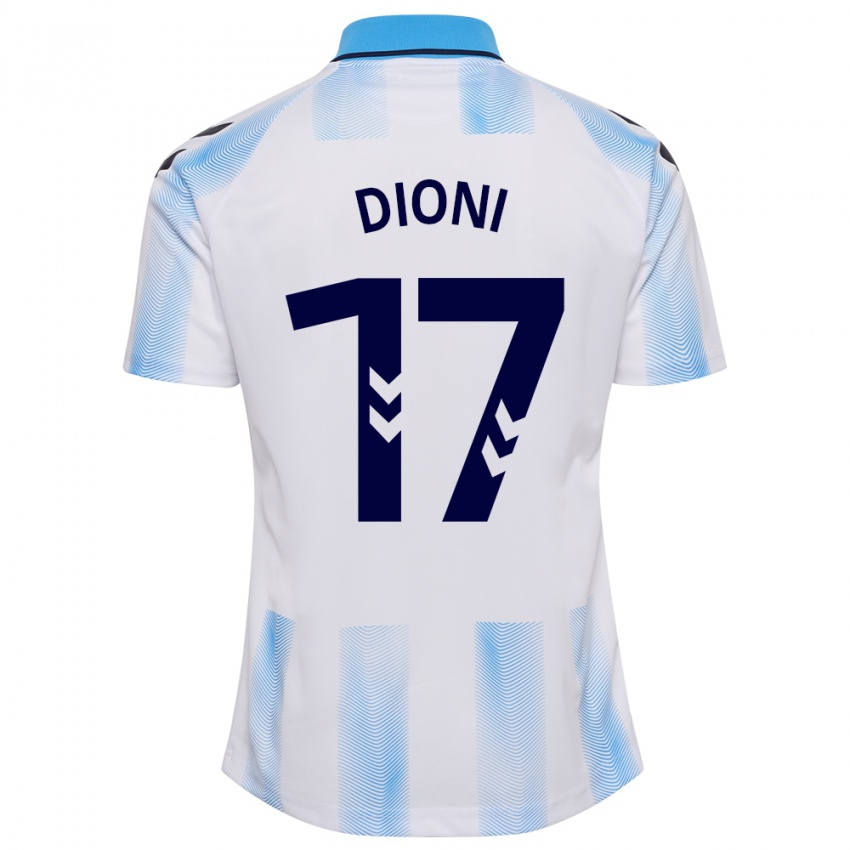 Herren Dioni #17 Weiß Blau Heimtrikot Trikot 2023/24 T-Shirt Belgien