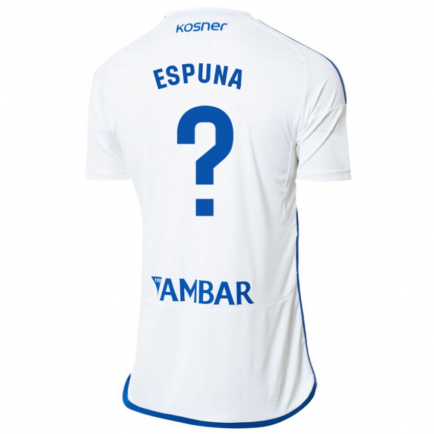 Herren Nico Espuña #0 Weiß Heimtrikot Trikot 2023/24 T-Shirt Belgien