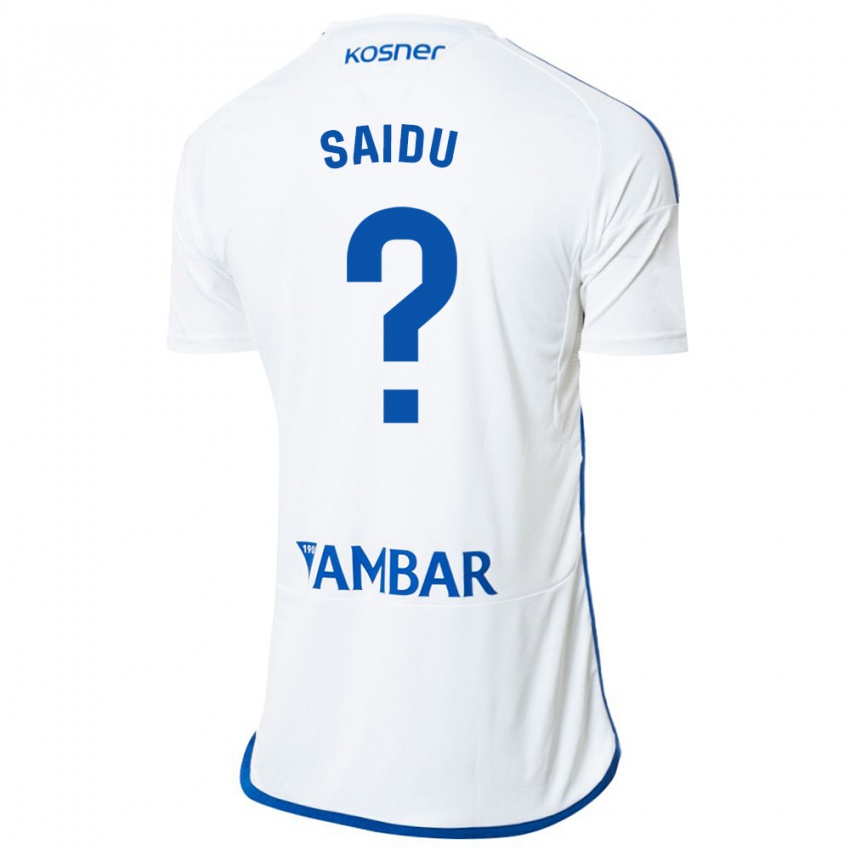 Herren Yussif Saidu #0 Weiß Heimtrikot Trikot 2023/24 T-Shirt Belgien