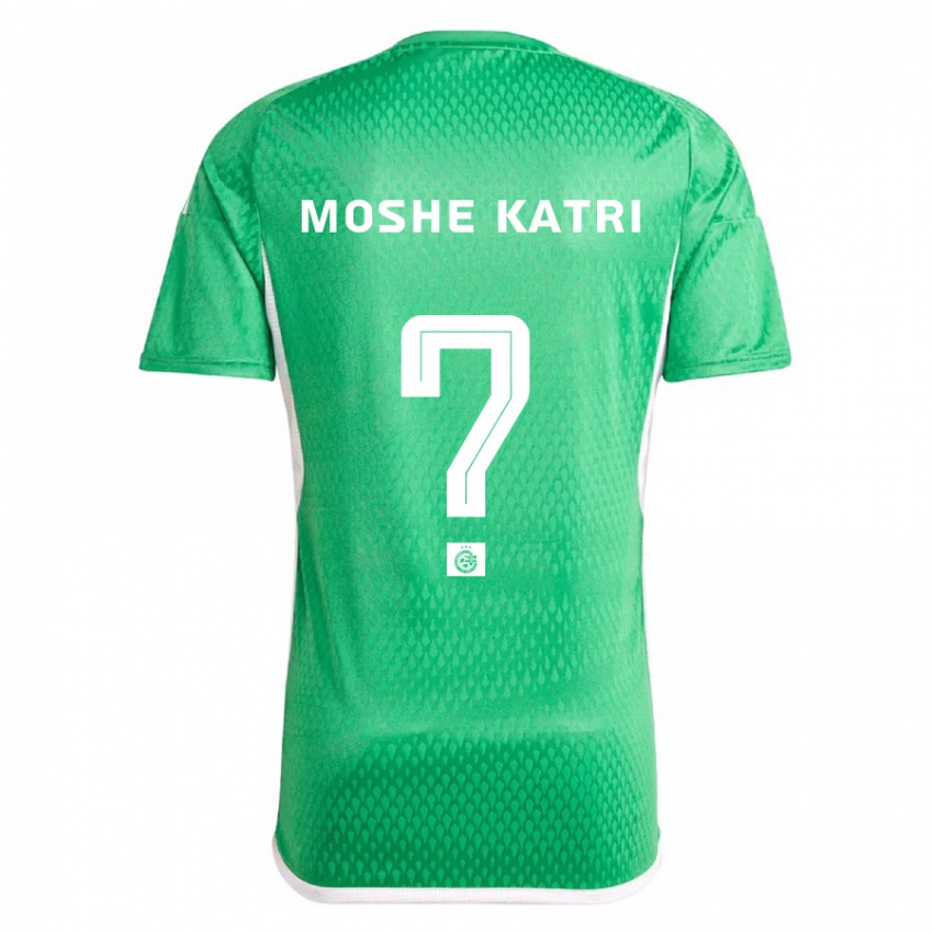 Herren Roy Moshe Katri #0 Weiß Blau Heimtrikot Trikot 2023/24 T-Shirt Belgien