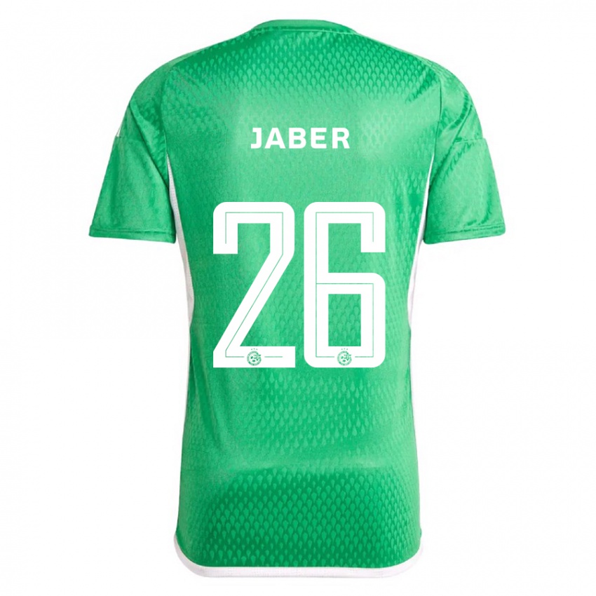 Heren Mahmoud Jaber #26 Wit Blauw Thuisshirt Thuistenue 2023/24 T-Shirt België