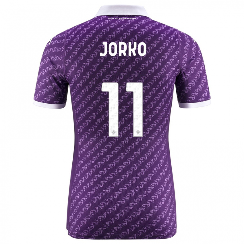 Herren Jonathan Ikone #11 Violett Heimtrikot Trikot 2023/24 T-Shirt Belgien