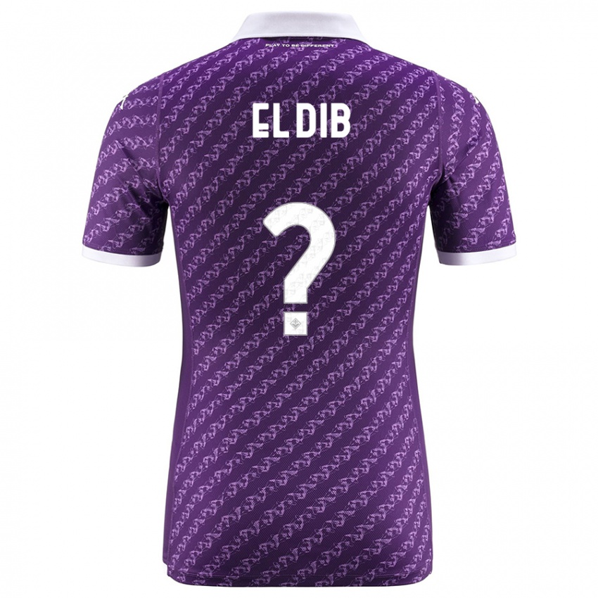 Herren Karim El Dib #0 Violett Heimtrikot Trikot 2023/24 T-Shirt Belgien