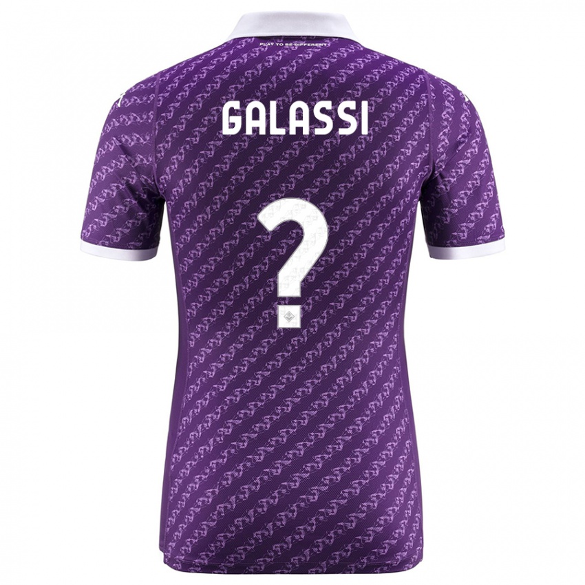 Herren Andrea Galassi #0 Violett Heimtrikot Trikot 2023/24 T-Shirt Belgien
