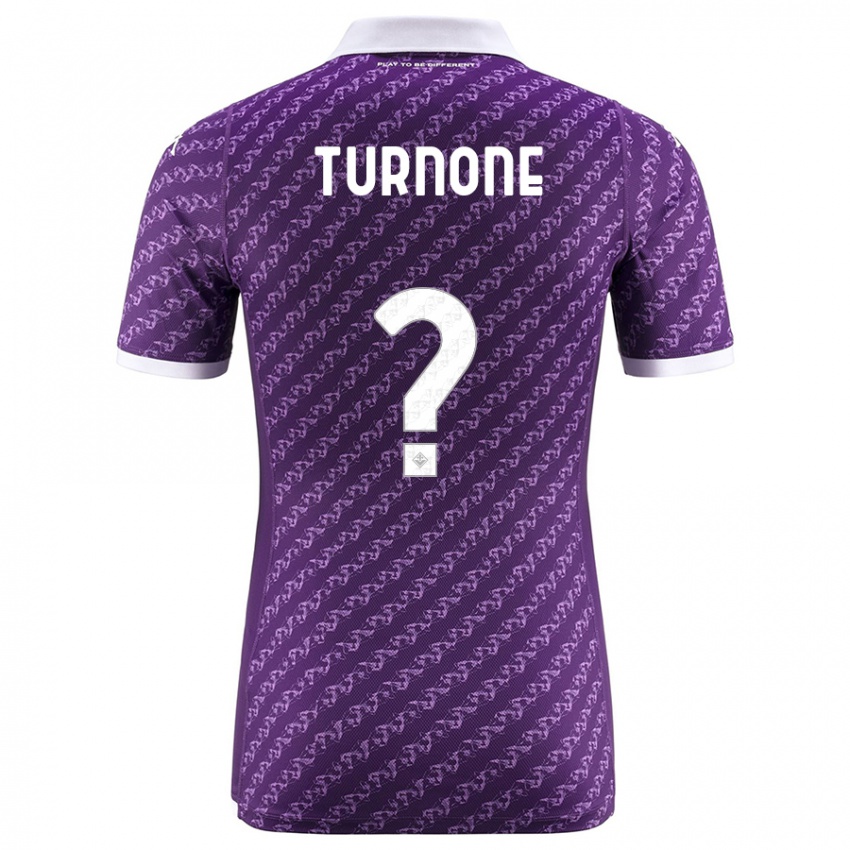 Herren Niccolò Turnone #0 Violett Heimtrikot Trikot 2023/24 T-Shirt Belgien