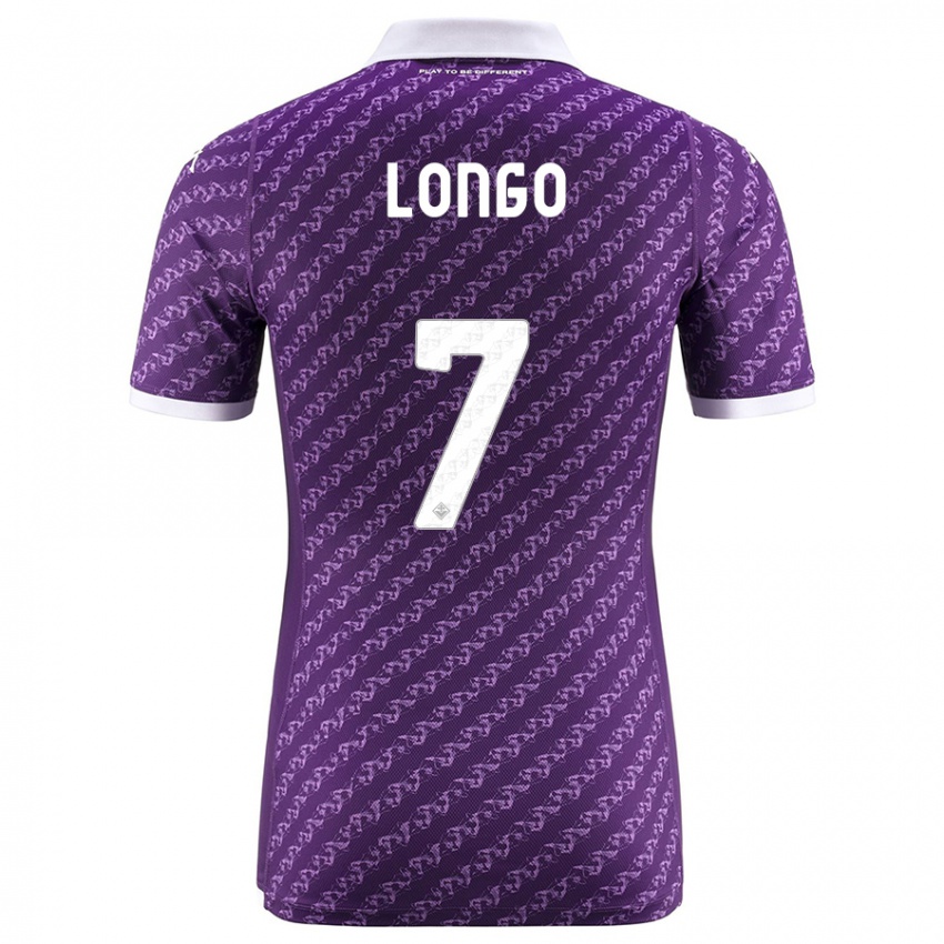 Herren Miriam Longo #7 Violett Heimtrikot Trikot 2023/24 T-Shirt Belgien