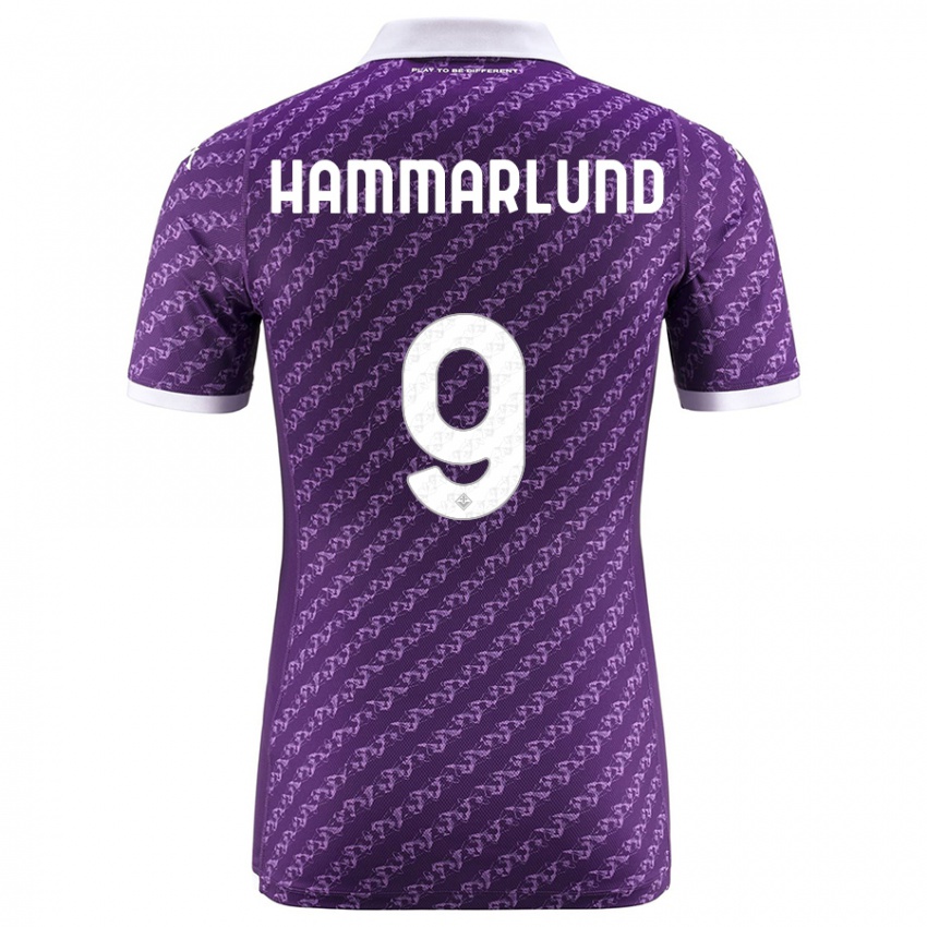 Herren Pauline Hammarlund #9 Violett Heimtrikot Trikot 2023/24 T-Shirt Belgien