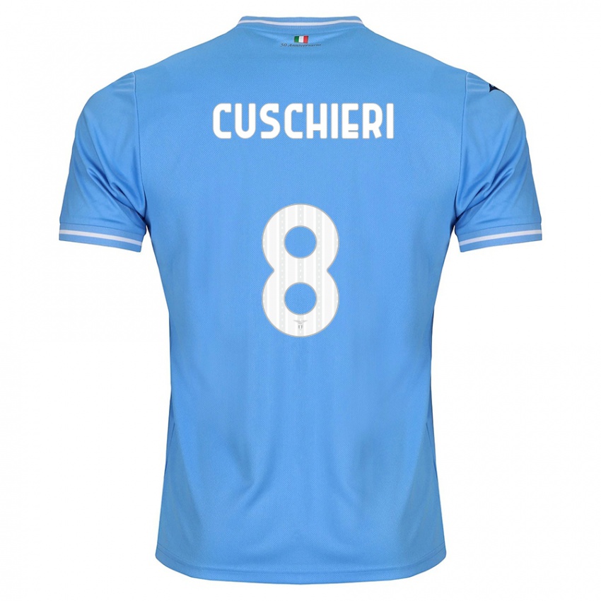 Heren Rachel Cuschieri #8 Blauw Thuisshirt Thuistenue 2023/24 T-Shirt België