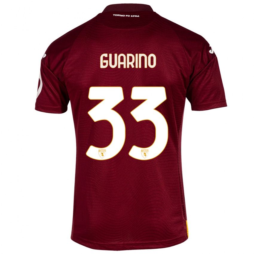 Herren Rita Guarino #33 Dunkelrot Heimtrikot Trikot 2023/24 T-Shirt Belgien
