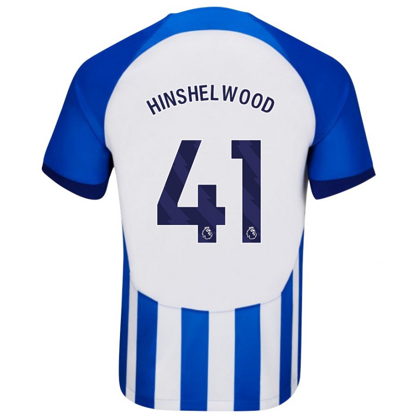 Homme Maillot Jack Hinshelwood #41 Bleu Tenues Domicile 2023/24 T-Shirt Belgique