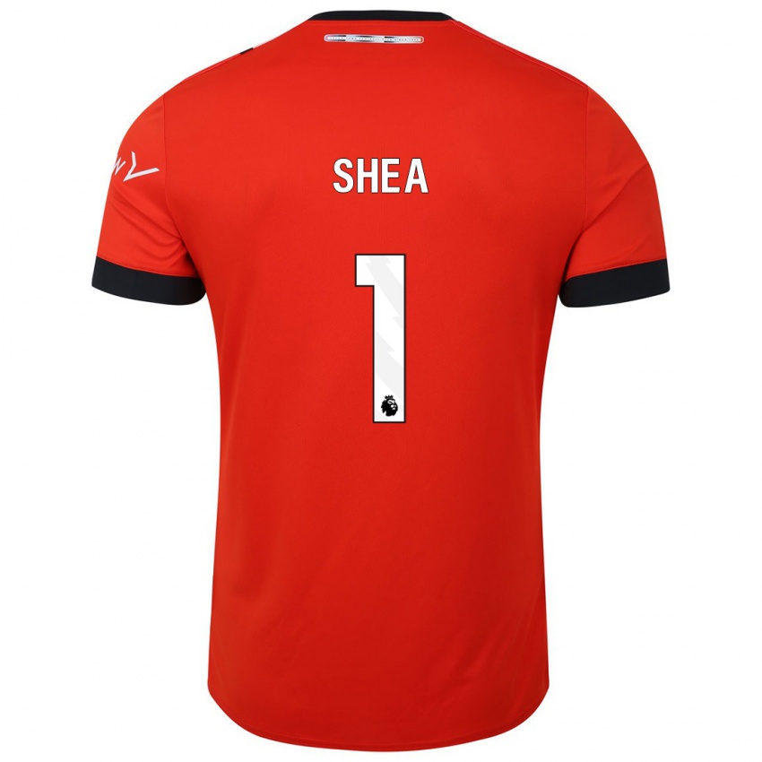 Herren James Shea #1 Rot Heimtrikot Trikot 2023/24 T-Shirt Belgien