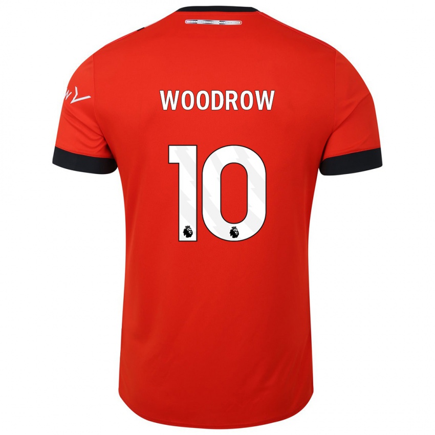 Herren Cauley Woodrow #10 Rot Heimtrikot Trikot 2023/24 T-Shirt Belgien