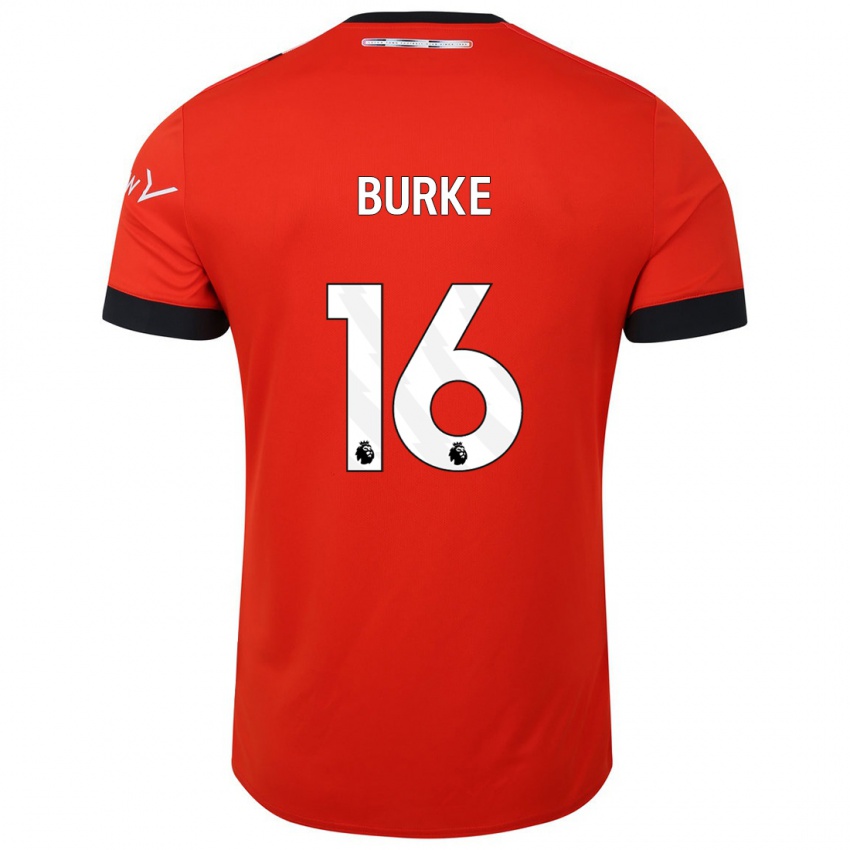 Herren Reece Burke #16 Rot Heimtrikot Trikot 2023/24 T-Shirt Belgien