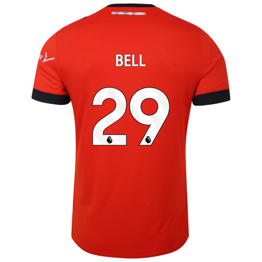 Herren Amari'i Bell #29 Rot Heimtrikot Trikot 2023/24 T-Shirt Belgien