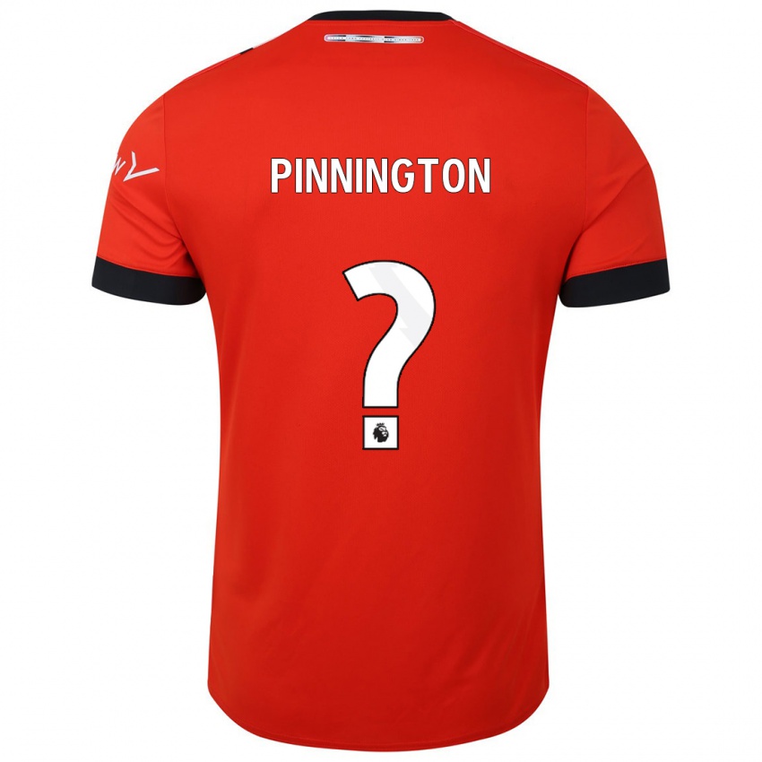 Herren Jacob Pinnington #0 Rot Heimtrikot Trikot 2023/24 T-Shirt Belgien