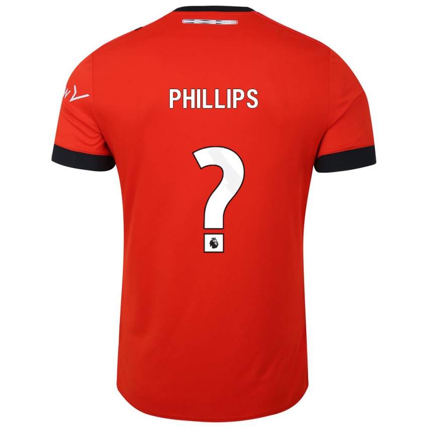 Heren Josh Phillips #0 Rood Thuisshirt Thuistenue 2023/24 T-Shirt België