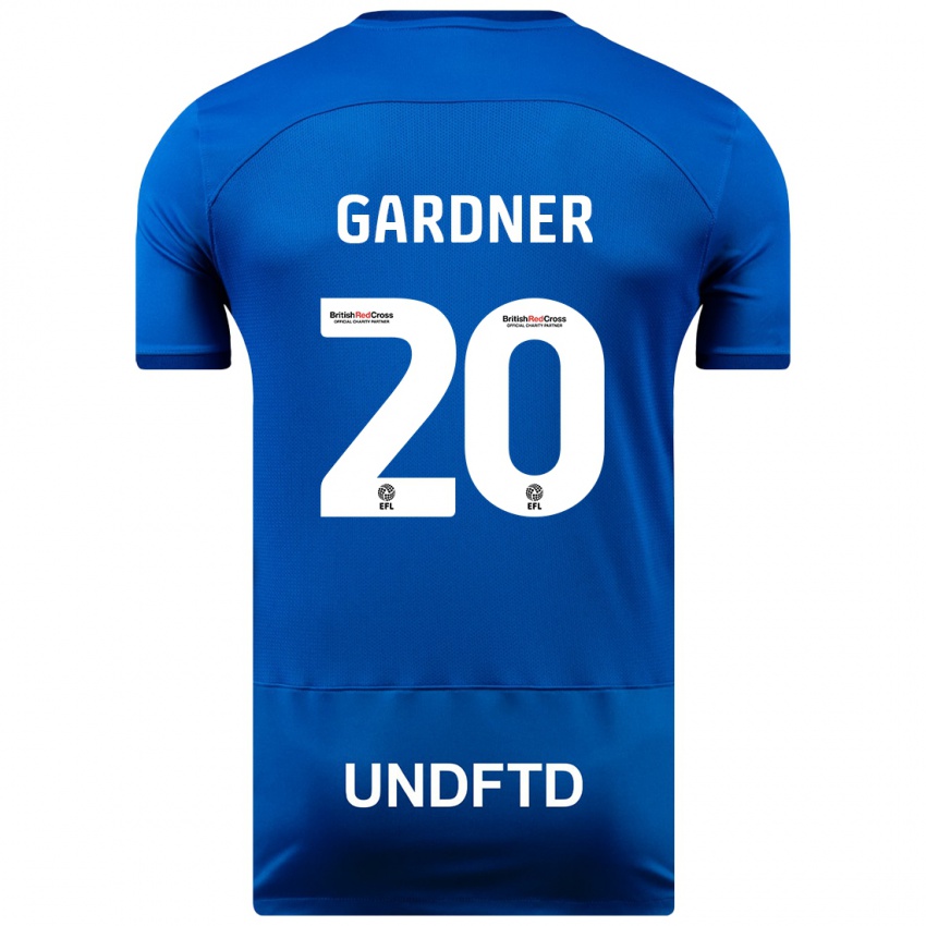 Herren Gary Gardner #20 Blau Heimtrikot Trikot 2023/24 T-Shirt Belgien
