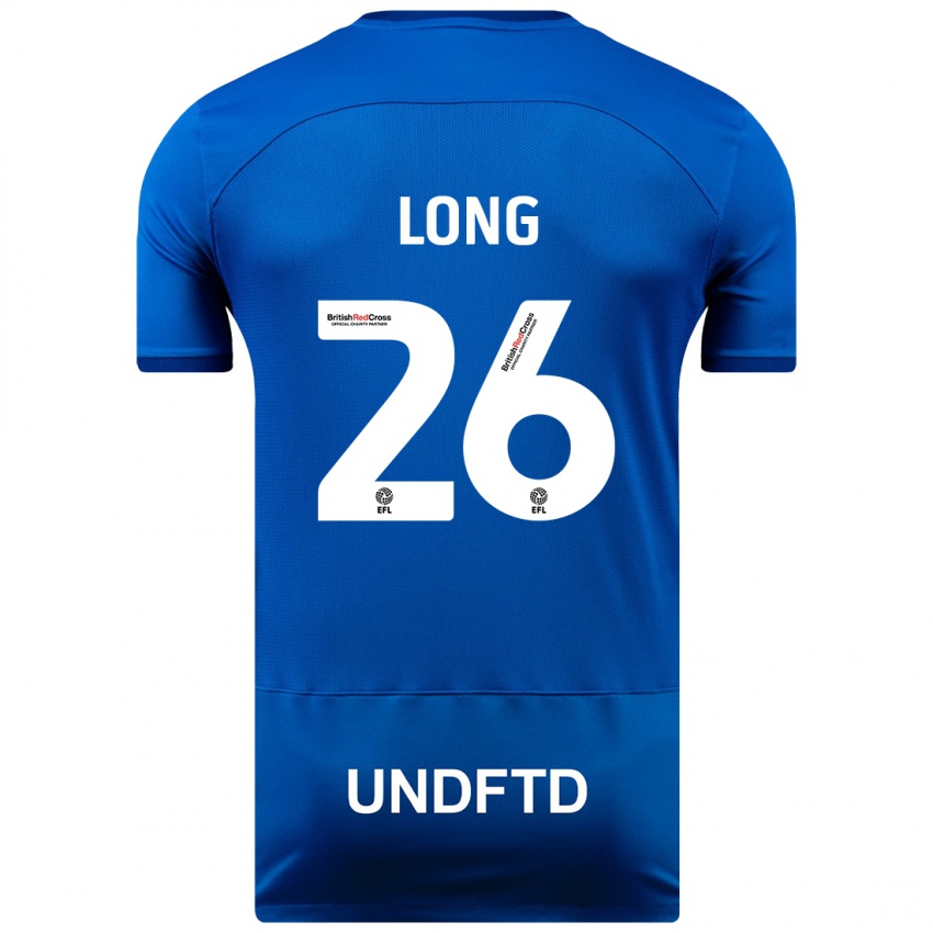 Herren Kevin Long #26 Blau Heimtrikot Trikot 2023/24 T-Shirt Belgien