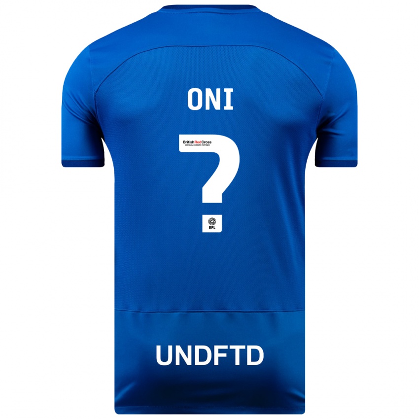 Herren Ifeoluwa Oni #0 Blau Heimtrikot Trikot 2023/24 T-Shirt Belgien