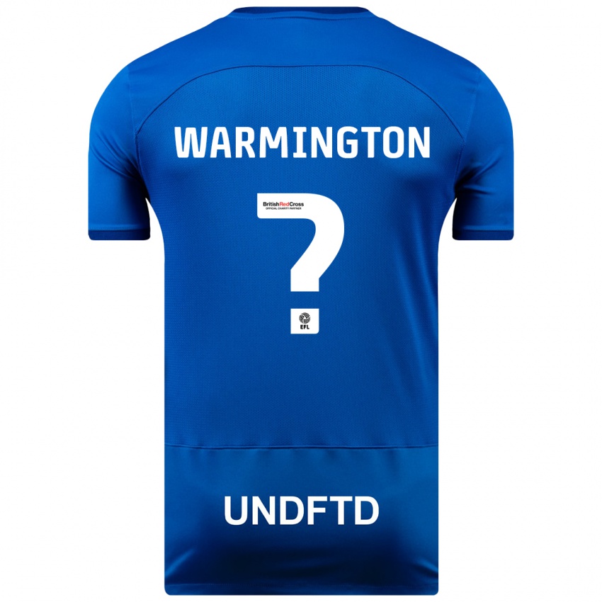 Herren Tyrese Warmington #0 Blau Heimtrikot Trikot 2023/24 T-Shirt Belgien