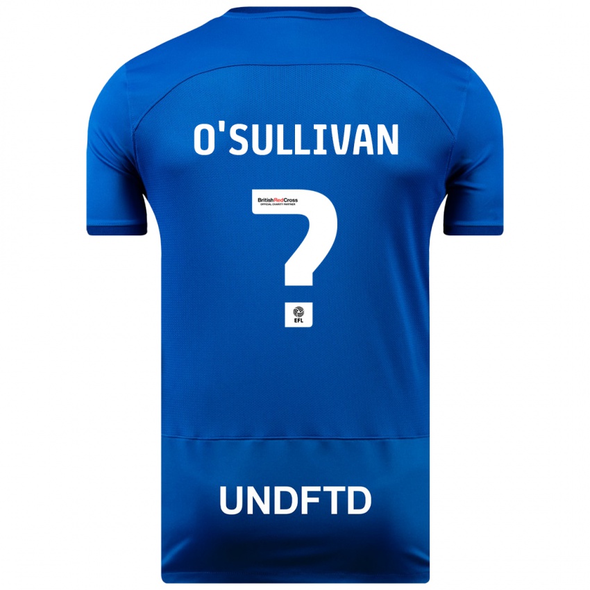 Herren William O'sullivan #0 Blau Heimtrikot Trikot 2023/24 T-Shirt Belgien