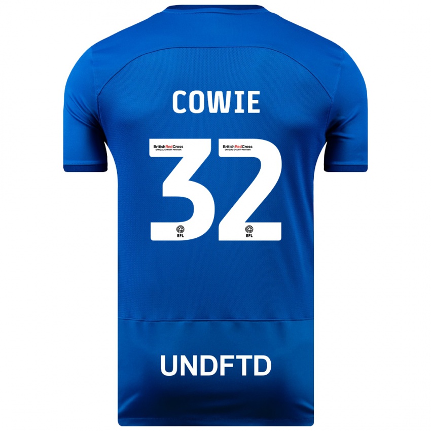 Herren Abbie Cowie #32 Blau Heimtrikot Trikot 2023/24 T-Shirt Belgien