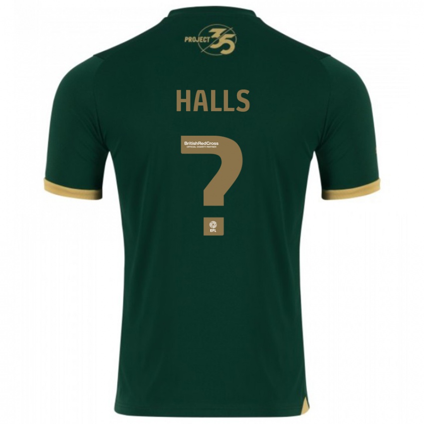 Herren Oscar Halls #0 Grün Heimtrikot Trikot 2023/24 T-Shirt Belgien
