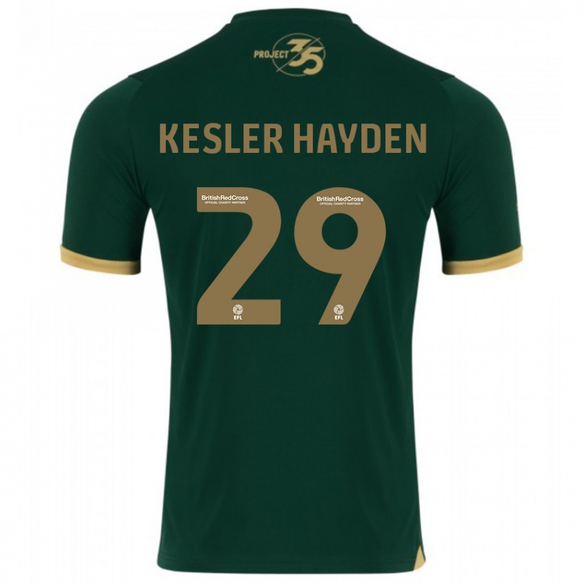 Herren Kaine Kesler Hayden #29 Grün Heimtrikot Trikot 2023/24 T-Shirt Belgien