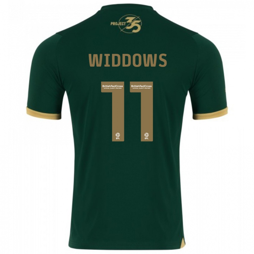 Herren Jade Widdows #11 Grün Heimtrikot Trikot 2023/24 T-Shirt Belgien