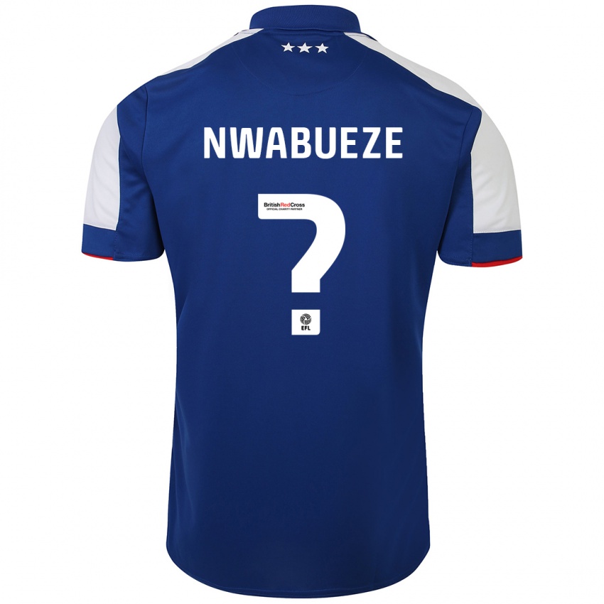 Herren Jesse Nwabueze #0 Blau Heimtrikot Trikot 2023/24 T-Shirt Belgien