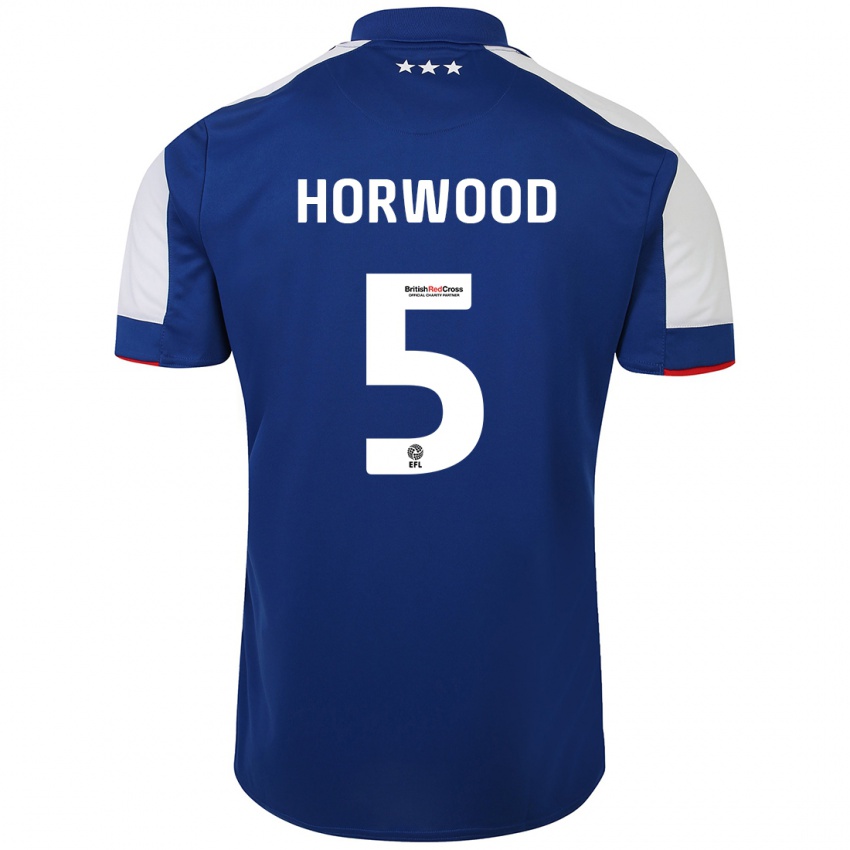 Herren Bonnie Horwood #5 Blau Heimtrikot Trikot 2023/24 T-Shirt Belgien