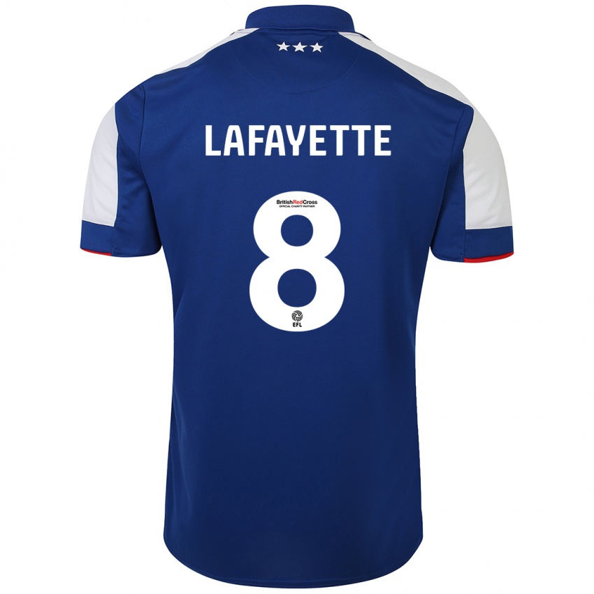 Herren Abbie Lafayette #8 Blau Heimtrikot Trikot 2023/24 T-Shirt Belgien