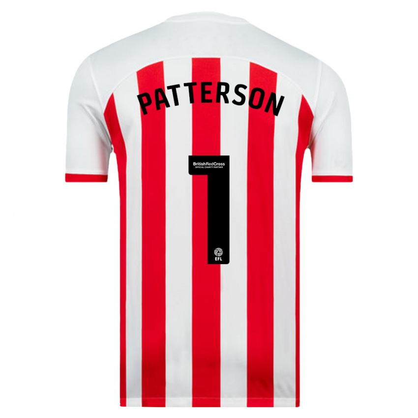 Herren Anthony Patterson #1 Weiß Heimtrikot Trikot 2023/24 T-Shirt Belgien