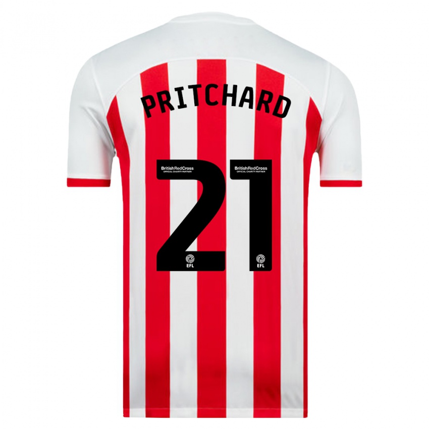 Heren Alex Pritchard #21 Wit Thuisshirt Thuistenue 2023/24 T-Shirt België