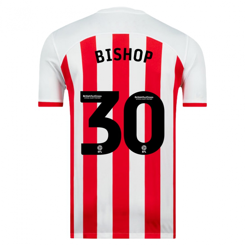 Herren Nathan Bishop #30 Weiß Heimtrikot Trikot 2023/24 T-Shirt Belgien