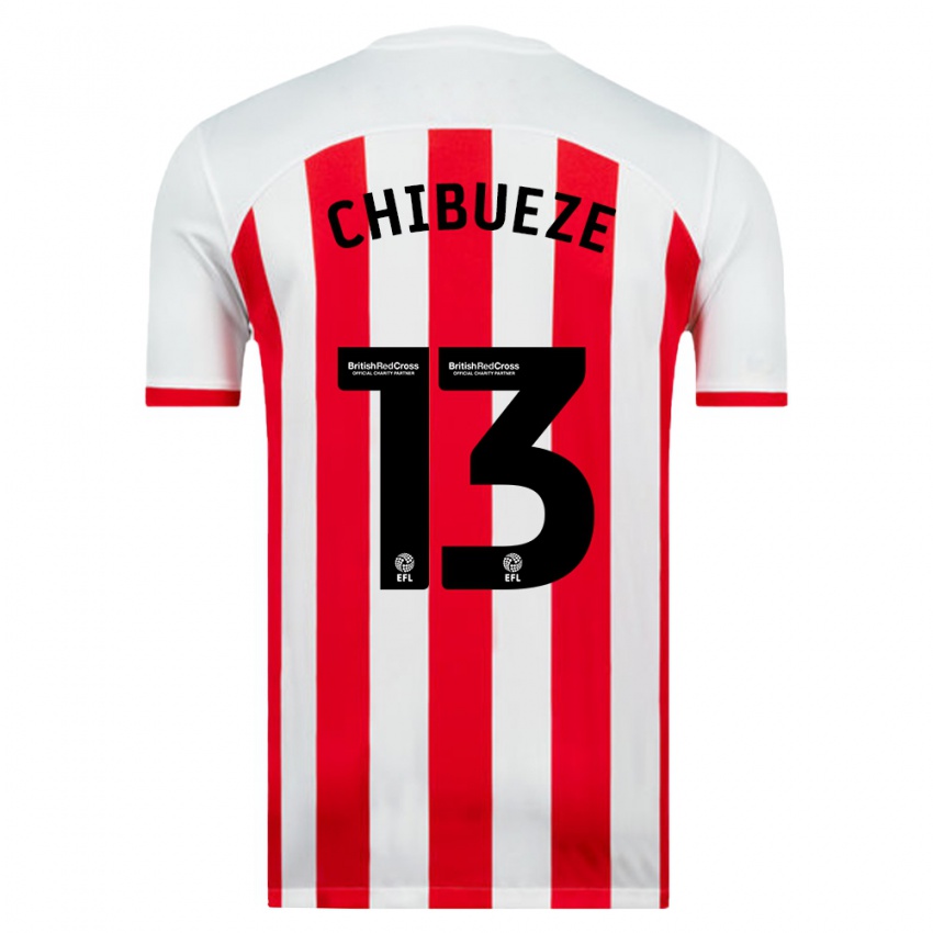 Herren Kelechi Chibueze #13 Weiß Heimtrikot Trikot 2023/24 T-Shirt Belgien