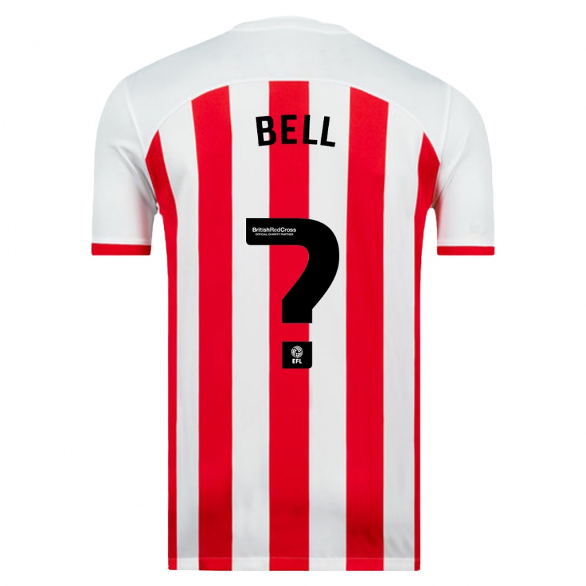 Herren Luke Bell #0 Weiß Heimtrikot Trikot 2023/24 T-Shirt Belgien