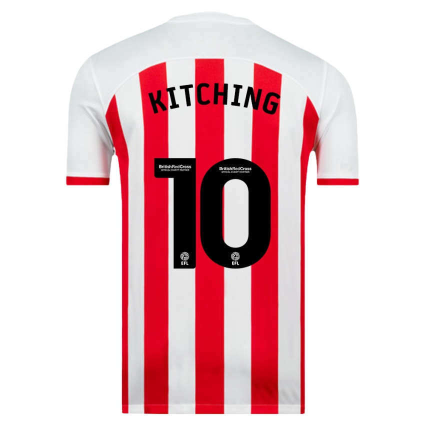 Heren Katie Kitching #10 Wit Thuisshirt Thuistenue 2023/24 T-Shirt België