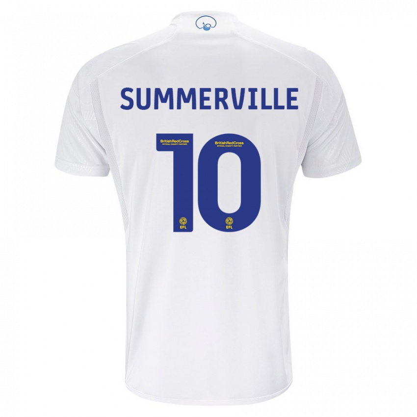Herren Crysencio Summerville #10 Weiß Heimtrikot Trikot 2023/24 T-Shirt Belgien