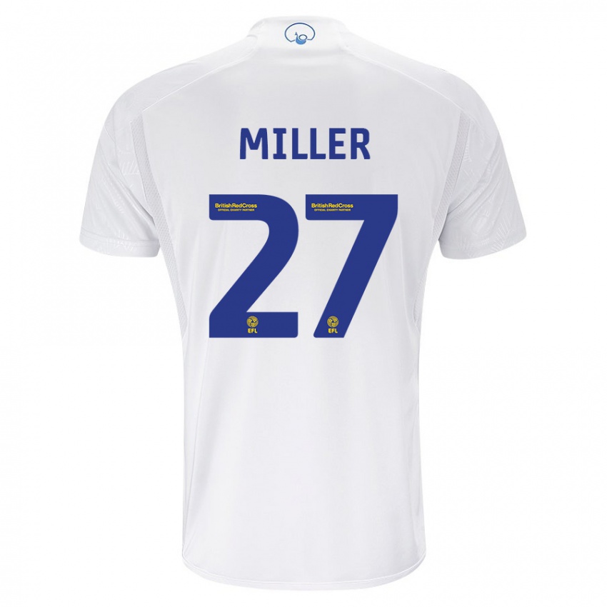 Herren Amari Miller #27 Weiß Heimtrikot Trikot 2023/24 T-Shirt Belgien