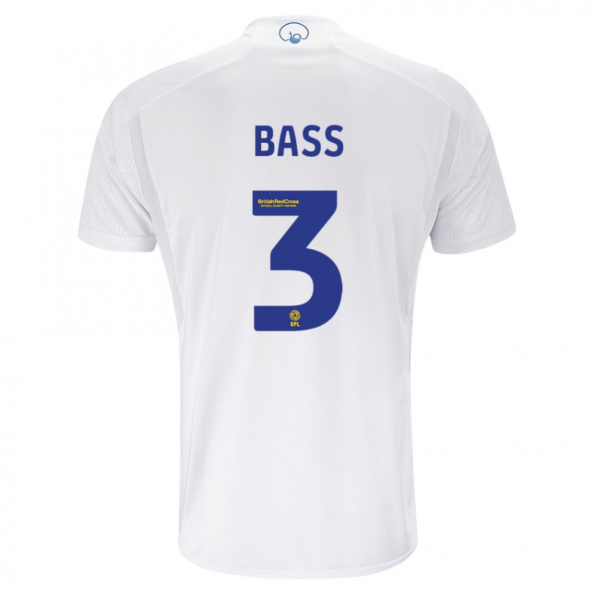 Heren Rebekah Bass #3 Wit Thuisshirt Thuistenue 2023/24 T-Shirt België